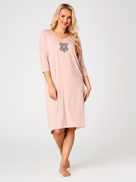 Key LND 731 női hálóing barack színű viszkózból