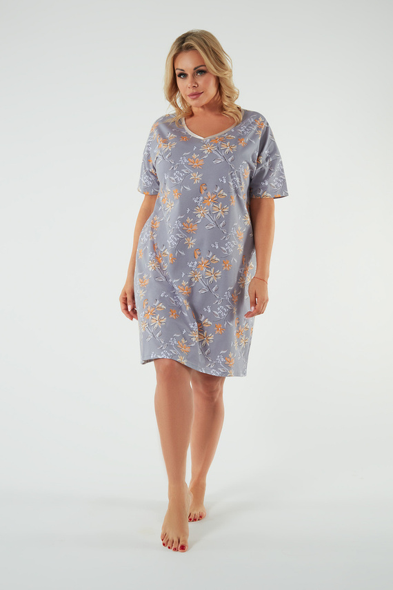 Kasos hálóing, rövid ujjú Olasz divat - print