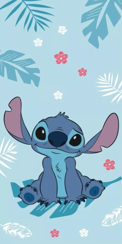 Lilo és Stitch gyermek pamut strandtörölköző Kids25 | Disney | Disney | Strandra és medencére Jerry Fabrics