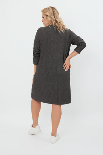 Avira női hosszú ujjú tunika Italian Fashion - sötét melange