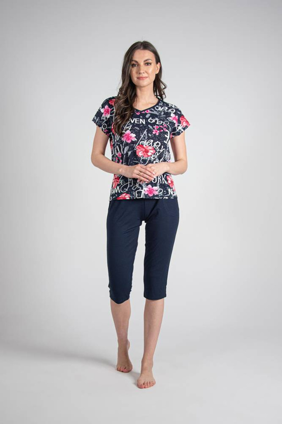 676 Soled női pizsama Forex - tengerészkék