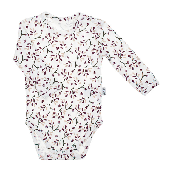 217095 Alisa Nicol hosszú ujjú pamut bodysuit - virágmintás - virágos minta
