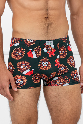 Cono Férfi boxeralsó Olasz divat - pamut, elasztán, karácsonyi minta