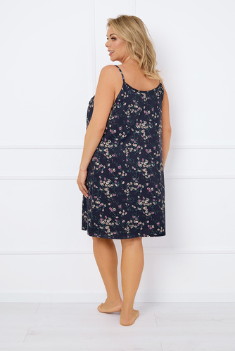 Almi hálóing és szoptatós alsó, keskeny pántos olasz divat - print