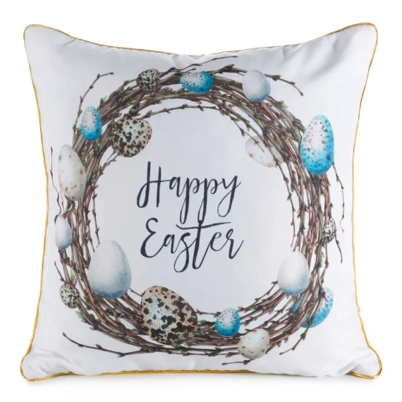 Eurofirany Wiosna 51– dekoratív húsvéti párnahuzat stílusos
