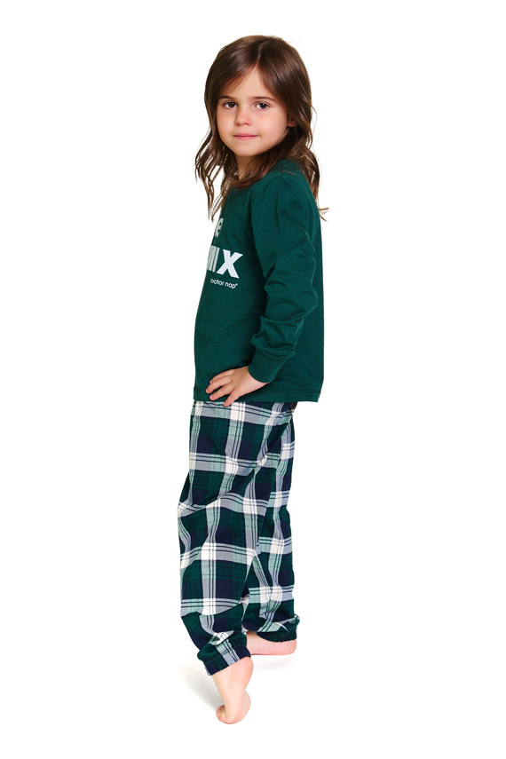 Doctor Nap 7342 - Uniszex gyermek pizsama "The Remix" | Családi kollekció, lengyel gyártmány - sötétkék