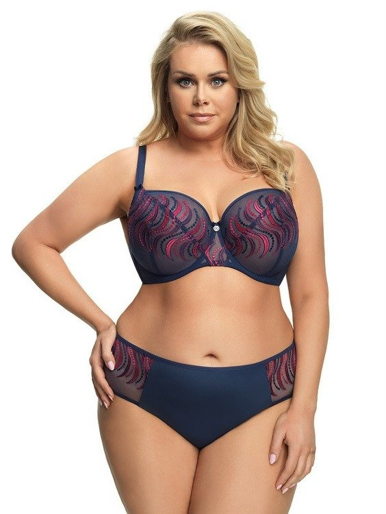 K 500 DESTINY Puha melltartó Gorsenia - tengerészkék