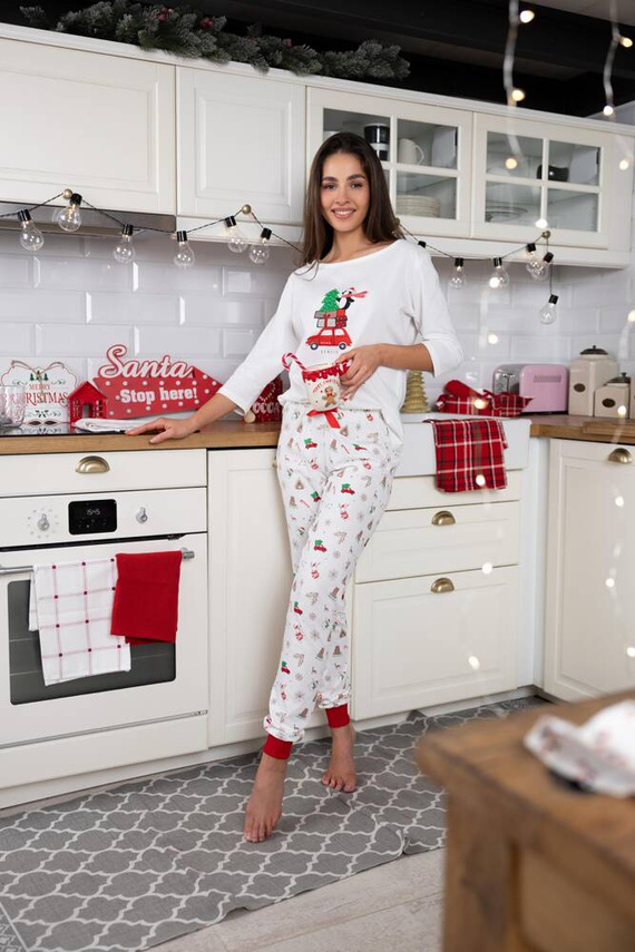 Lillian Sensis női pizsama -ecru színű