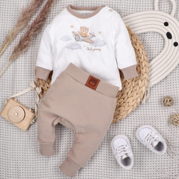 ABN-5514 Sky Journey Gyermek Nini melegítőnadrág - organikus pamut, kényelmes derékrész