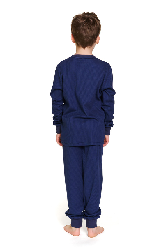 7351 Doctor Nap pamut gyermek pizsama - comfort classics - tengerészkék