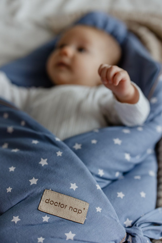 4460 Doctor Nap dwustronny bawełniany rożek niemowlęcy