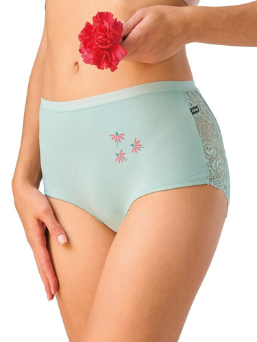 LPF 570 női maxi bikini bugyi pamutból csipkével – 2 darabos csomag