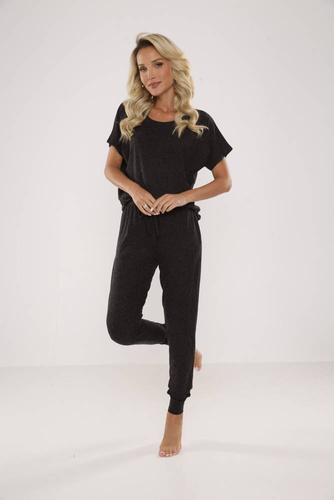 524 Paula női pizsama De Lafense - grafit