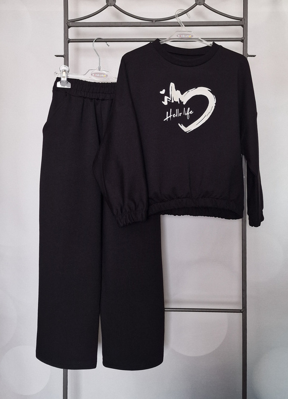 Gaja Gyermek pulóver Bambarillo fekete | Elasztikus pamut pulóver