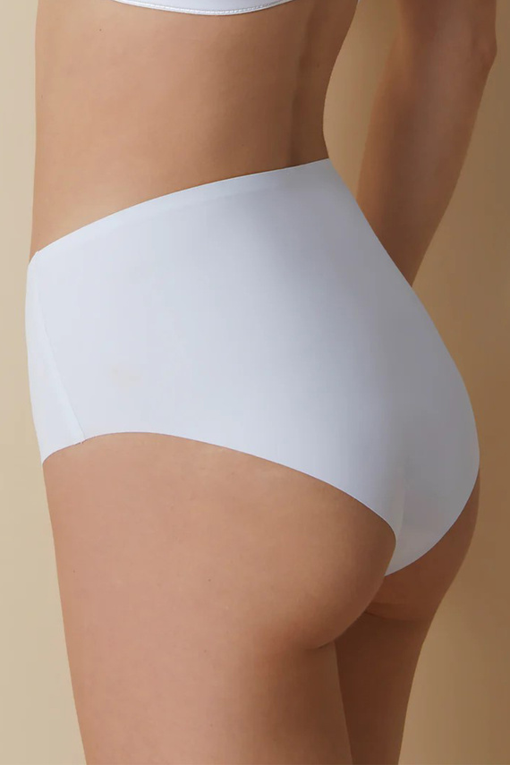 503 Női maxi alsónadrág Braga Selene fehér - magasított, varrás nélküli, alakformáló