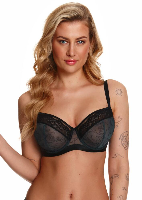 2413 Lupoline puha melltartó - zöld