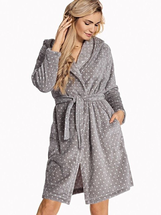 546 Melanie Női rövid köntös Forex - szürke