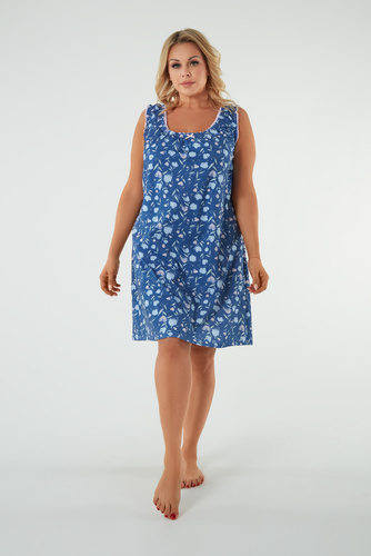 Tulipános hálóing, széles pántos Olasz divat - print