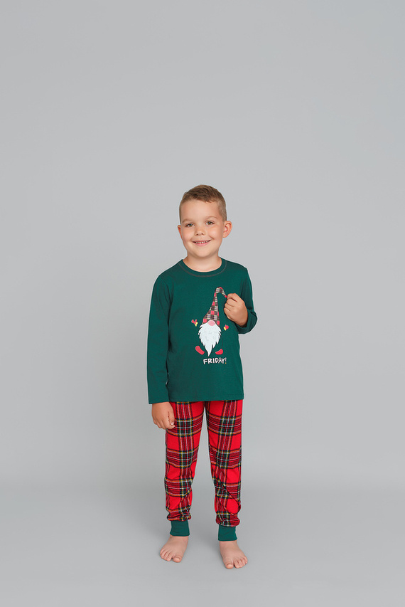 Narvik Fiú pizsama Italian Fashion- piros/print