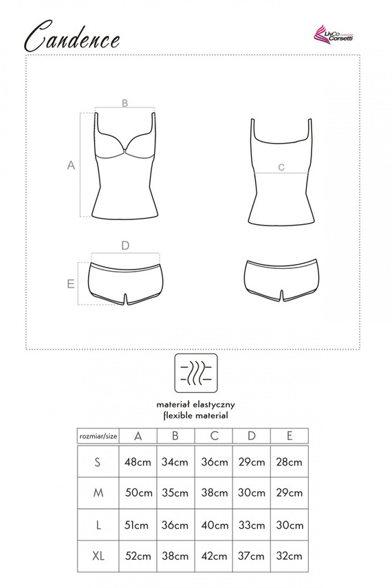 Candence LC 90039 Női pizsama LivCo Corsetti Fashion LivCo Corsetti Divat