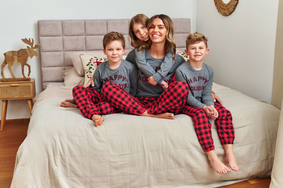 Női pizsama 7343 Sötétszürke Doctor Nap - 100% pamut