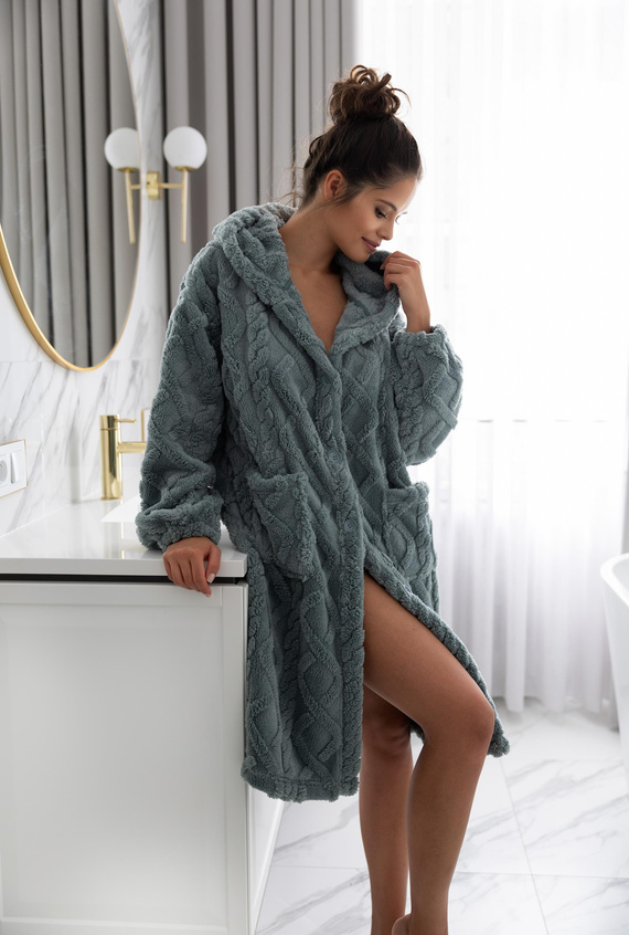 Grethen Sensis női köntös - khaki színű