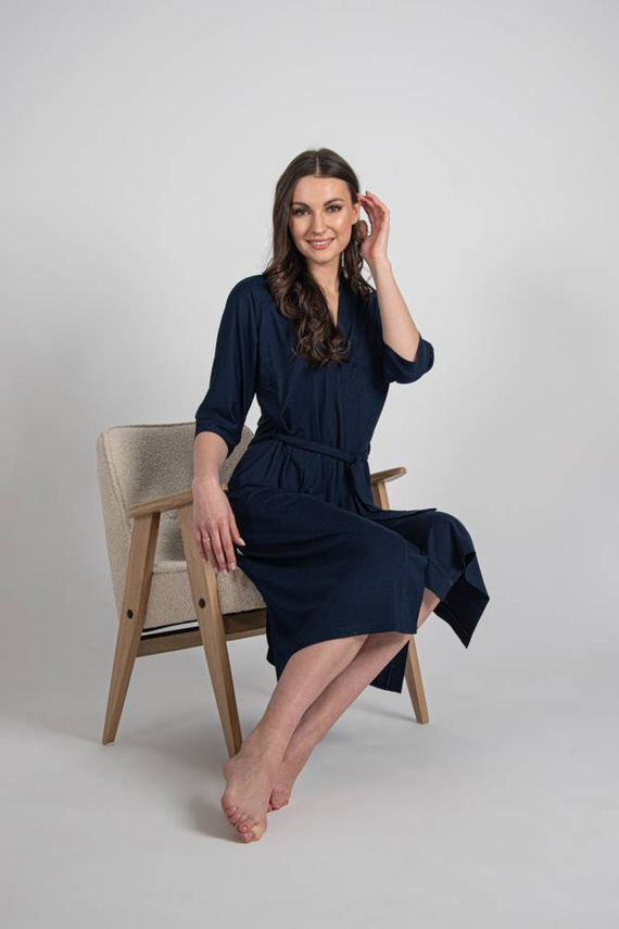 942 Visa Hosszú köntös De Lafense - tengerészkék