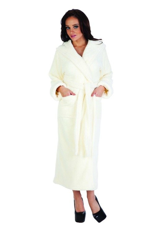 807 Luna II Női hosszú női köntös Forex - ekrü színű