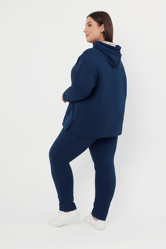 Lagos Női kapucnis pulóver Olasz divat - farmer