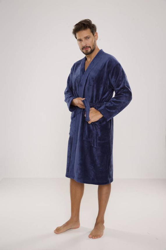 391 Hugo férfi fürdőköpeny De lafense - denim