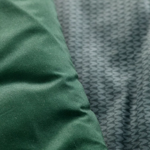 Jaremy karácsonyi ágynemű mikroszálas Eurofirany zöld - skandináv stílusú nyomtatással díszítve