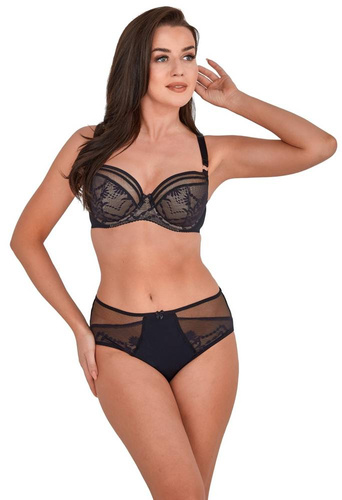 BS 1191 Bice félig párnázott melltartó (félig puha) Gaia- fekete