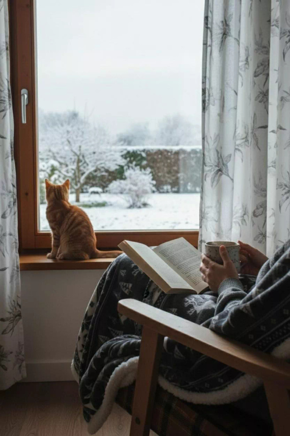 SACO karácsonyi takaró hamu - puha és meleg rénszarvasokkal és karácsonyfákkal díszes zsákban