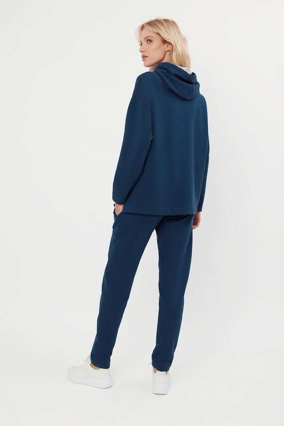 Lagos Női kapucnis pulóver Olasz divat - farmer