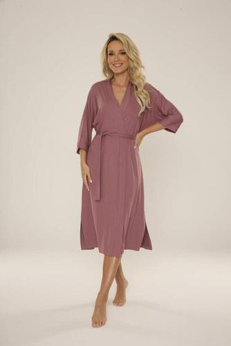 942 Visa Hosszú fürdőköpeny De Lafense - bogyósgyümölcsös