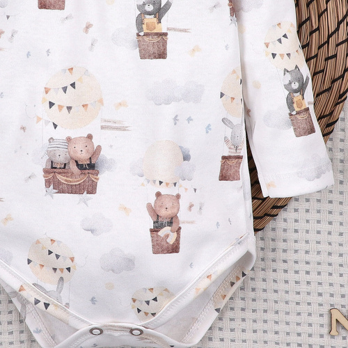 Nini baba body 100% Balloon Friends organikus pamut, Lengyel gyártás