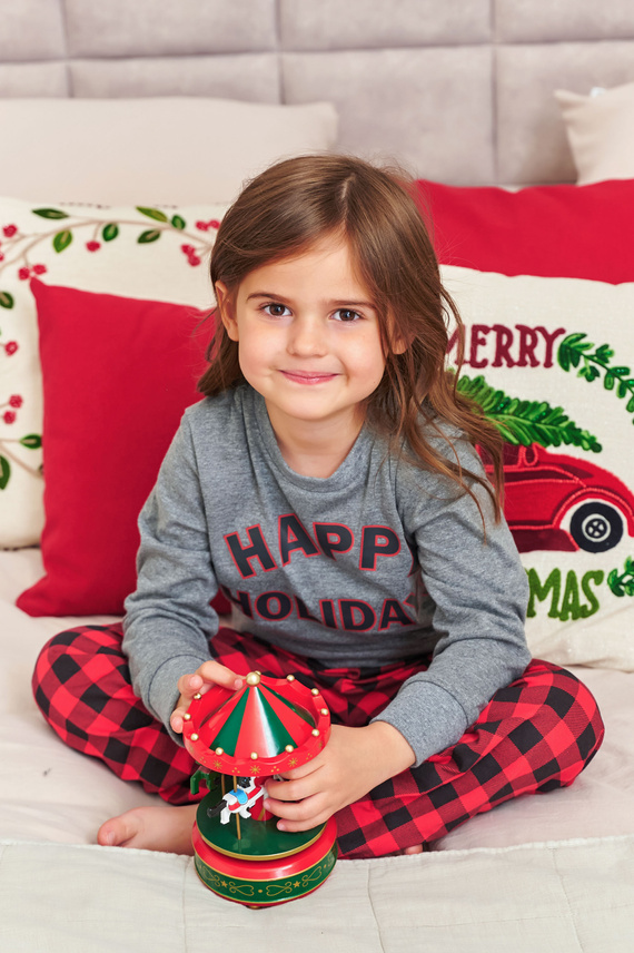 7345 Gyermek pizsama Sötétszürke Doctor Nap - 100% pamut