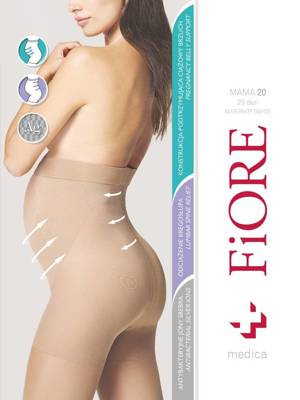 Rajstopy Mama M 5208 20den Fiore - light natural