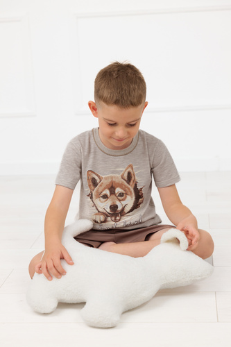 Fiú pizsama Shiba Italian Fashion 100% pamut rövidnadrág