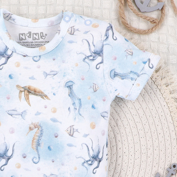 ABN-5447 Sea Of Joy organikus pamut body Nini - organikus pamut, rövid ujjú, rövid ujjú