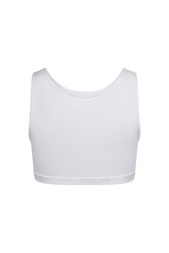 Nikola Lány melltartó, széles pántos olasz divat - fehér