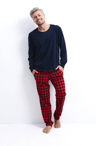 Sensis Louie Férfi pizsama - tengerészkék