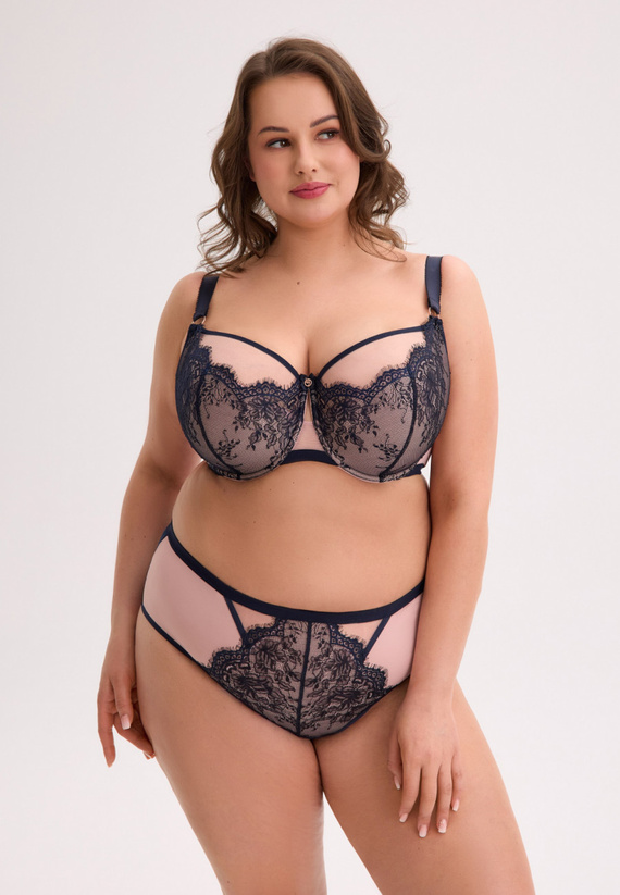 Gaia BS 1273 Aina Maxi sötétkék – félmerevítőzött melltartó nagy mellre