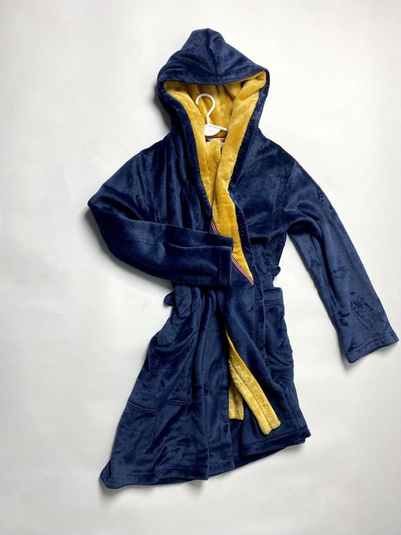 627 Soraya női rövid köntös Forex - tengerészkék / méz