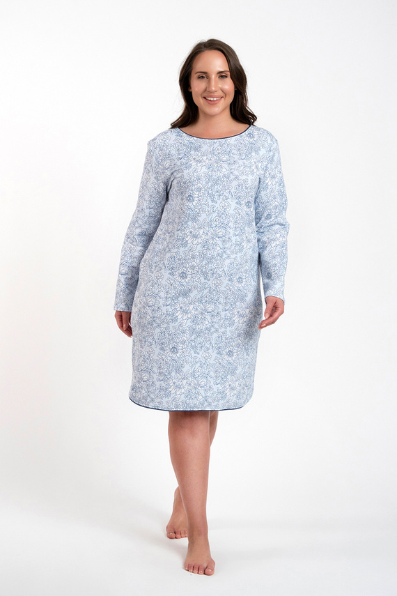 Gracjela hálóing Olasz divat - kék nyomtatás