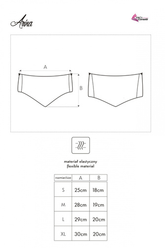 Arina White LC 6047 LivCo Corsetti divatos fehér női bugyi fehér nőknek