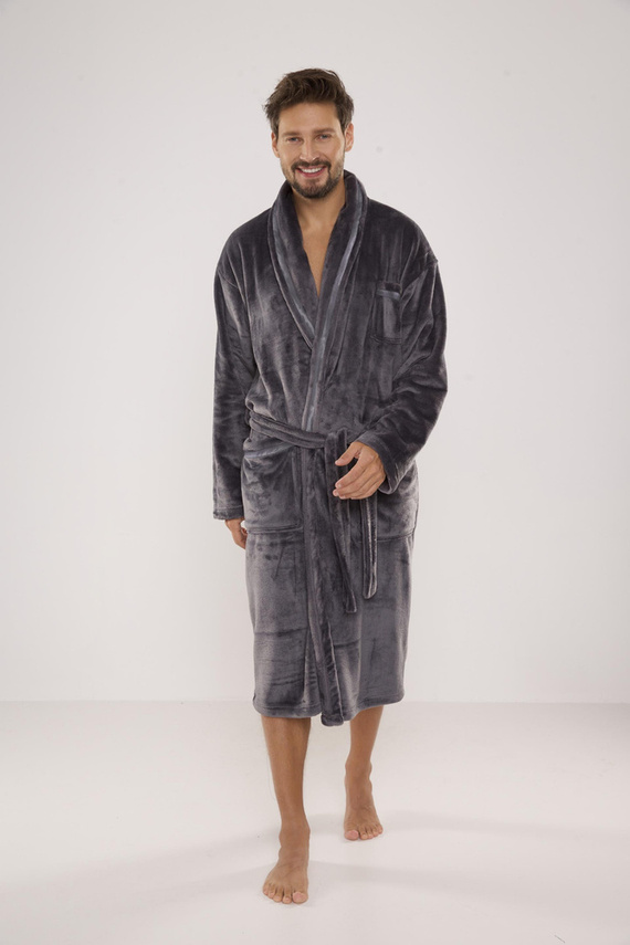 716 Rafael férfi fürdőköpeny De lafense - grafit