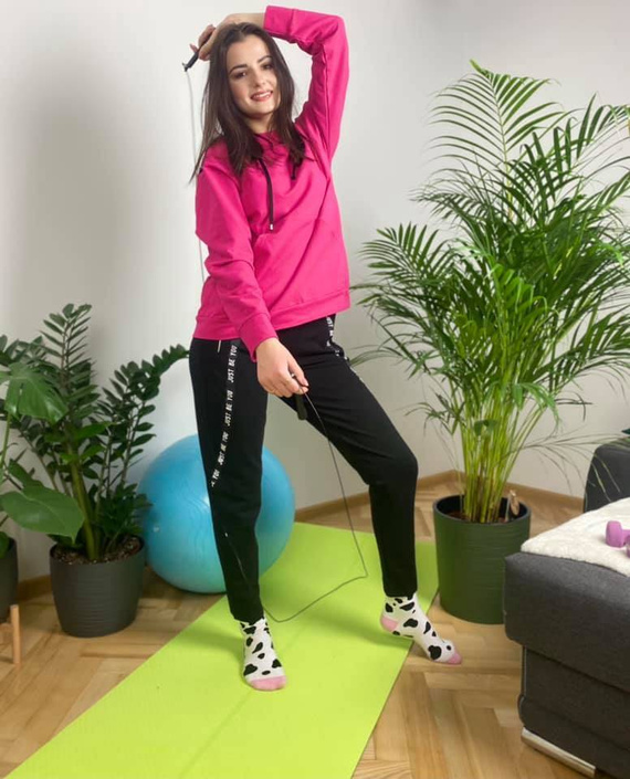 496 Just Forex női tréningruha - amarant