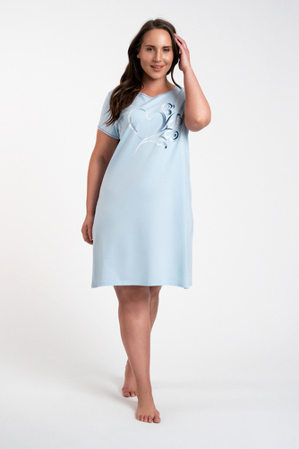 Arietta rövid ujjú hálóing Olasz divat - kék