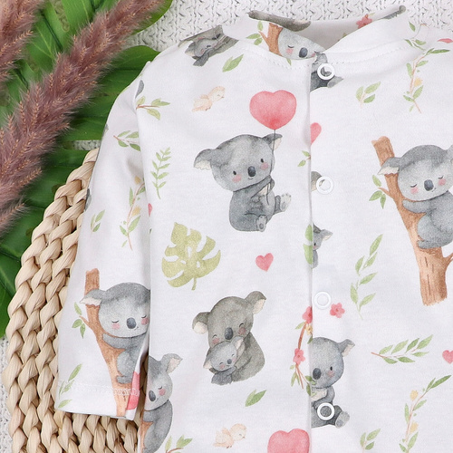 Nini baba rugdalózó Sweet Koala 100% bio pamut – újszülötteknek